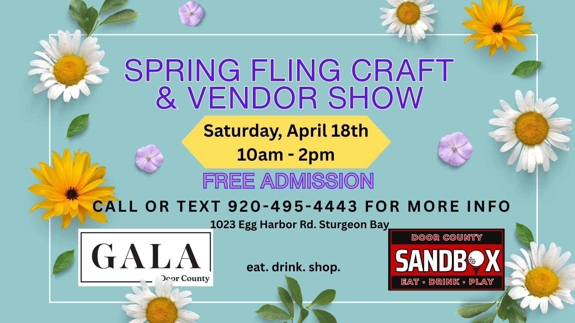 Spring Fling Craft & Vendor Show Pop Up